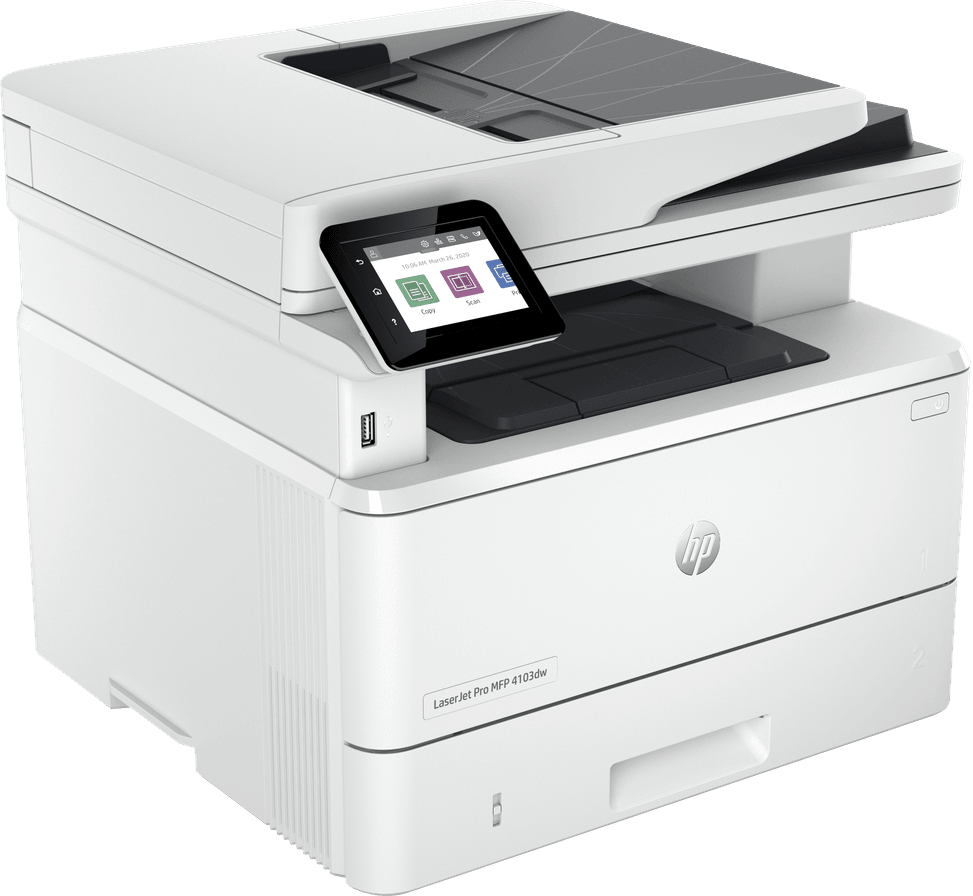 Imprimante Multifonction Laser Monochrome HP LaserJet Pro 4103dw (2Z627A) — image 3