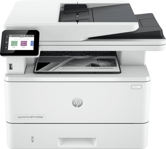 Imprimante Multifonction Laser Monochrome HP LaserJet Pro 4103fdw (2Z629A)