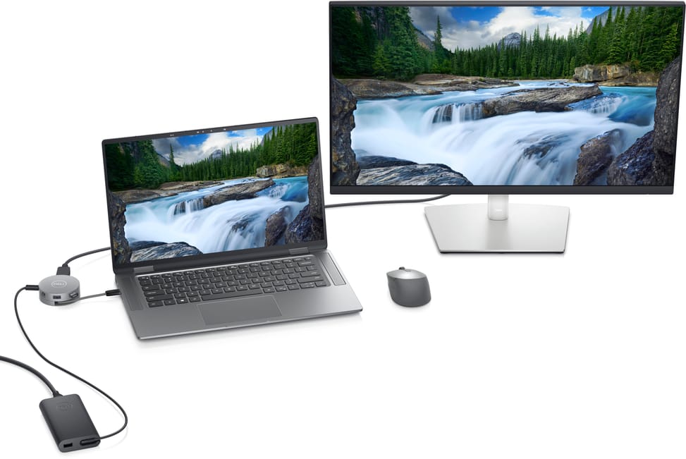 محول متعدد المنافذ USB-C 6 في 1 Dell - DA305 (470-AFKL) — صورة 2