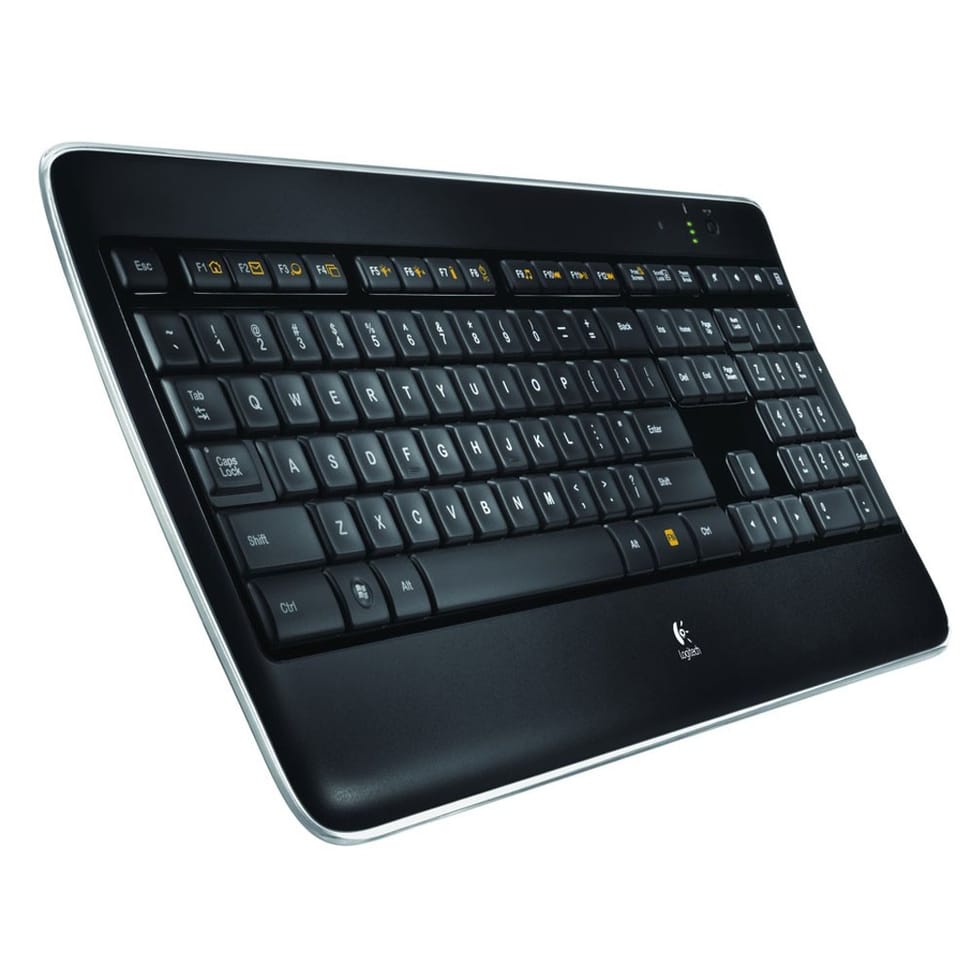 Logitech Wireless Illuminated Keyboard K800 - Clavier avec rétro-éclairage sans fil (AZERTY Francais) — image 2