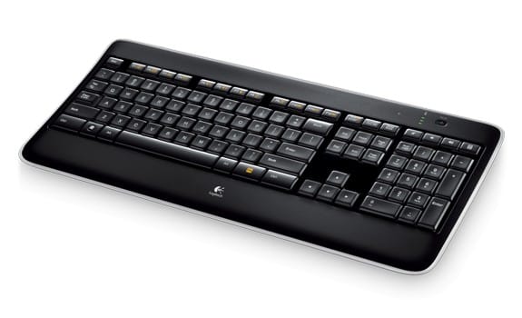 Logitech Wireless Illuminated Keyboard K800 - Clavier avec rétro-éclairage sans fil (AZERTY Francais) — image 4