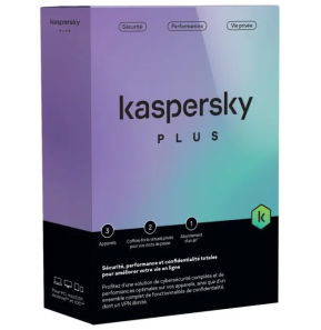 Kaspersky Plus (équivalent à Internet Security) - 3 Postes / 1 an (KL10428BCFS-SLIMMAG)