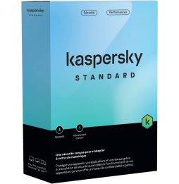 Kaspersky Standard (équivalent à Anti-Virus) - 3 Postes / 1 an (KL10418BCFS-FFPMAG)