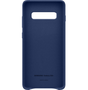 Samsung Cover Cuir pour S10+ bleu (EF-VG975LNEGWW)
