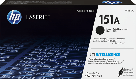HP 151A Noir - Toner HP LaserJet d'origine (W1510A)