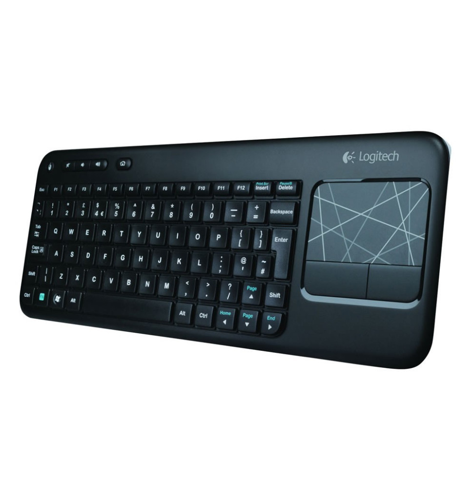 Logitech Wireless Touch Keyboard k400 Clavier sans fil avec pavé