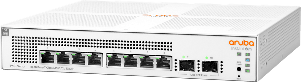 Aruba Instant On 1930 8G Class 4 PoE 2SFP 124 W Managed Switch (JL681A) — image 3