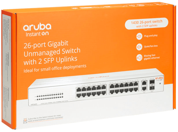 Aruba Instant On 1430 26G 2SFP Switch (R8R50A) — image 2