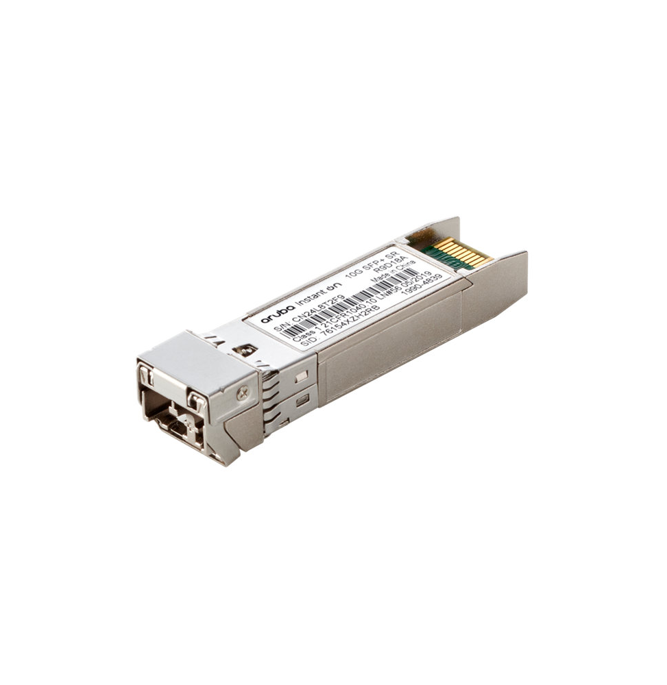 Émetteur-récepteur Aruba Instant On 10G SFP+ LC SR MMF OM3 300 m (R9D18A)