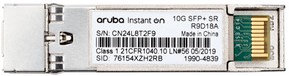 Émetteur-récepteur Aruba Instant On 10G SFP+ LC SR MMF OM3 300 m (R9D18A) — image 2