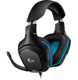 Casque gaming Logitech G432 avec son surround 7.1 - Jack 3,5 mm (981-000770)