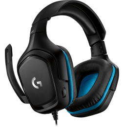 Casque gaming Logitech G432 avec son surround 7.1 - Jack 3,5 mm (981-000770)