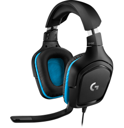 Casque gaming Logitech G432 avec son surround 7.1 - Jack 3,5 mm (981-000770)