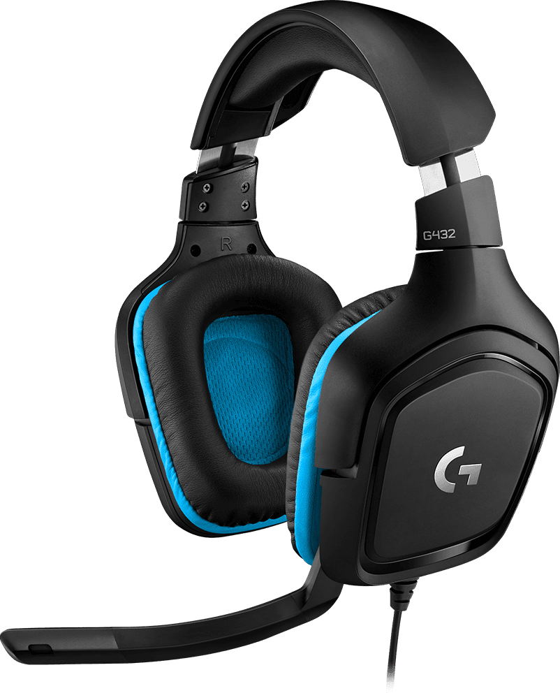 Casque gaming Logitech G432 avec son surround 7.1 - Jack 3,5 mm (981-000770) — image 3