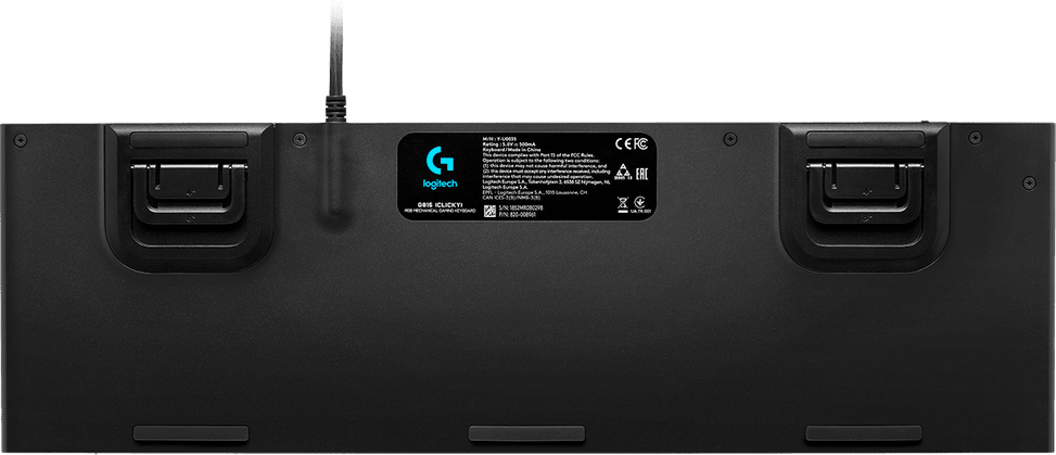 Clavier gaming mécanique Logitech G815 RVB LIGHTSYNC (Noir Français Azerty Tactile) (920-008986) — image 6