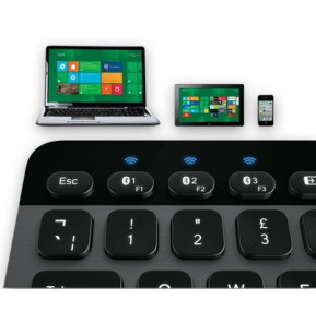 Logitech Bluetooth illuminated keyboard K810 - Clavier avec rétro-éclairage sans fil  (AZERTY Français)