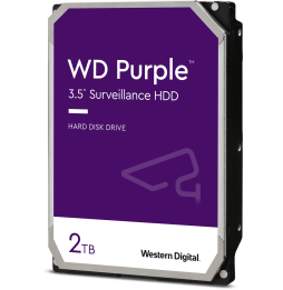 Disque dur interne Western Digital Purple Surveillance Hard Drive 2 To, 256 Mo (WD22PURZ)