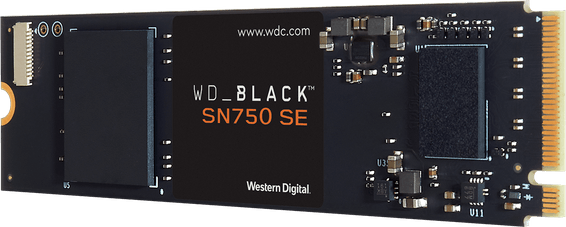 Disque dur interne SSD Western Digital BLACK SN750 SE M.2 2280 PCIe Gen4 NVMe 250 Go (WDS250G1B0E)