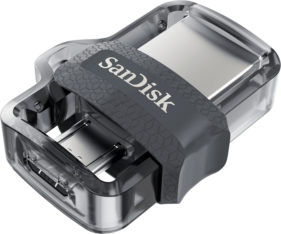 Clé USB SanDisk Ultra m3.0 double connectique micro-USB et USB 3.0 - 32 Go (SDDD3-032G-G46) — image 3