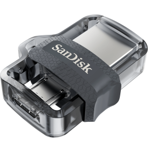 Clé USB SanDisk Ultra m3.0 double connectique micro-USB et USB 3.0 - 32 Go (SDDD3-032G-G46)