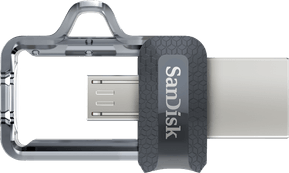 Clé USB SanDisk Ultra m3.0 double connectique micro-USB et USB 3.0 - 32 Go (SDDD3-032G-G46) — image 5