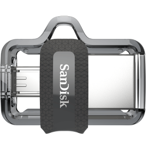 Clé USB SanDisk Ultra m3.0 double connectique micro-USB et USB 3.0 - 64 Go (SDDD3-064G-G46)