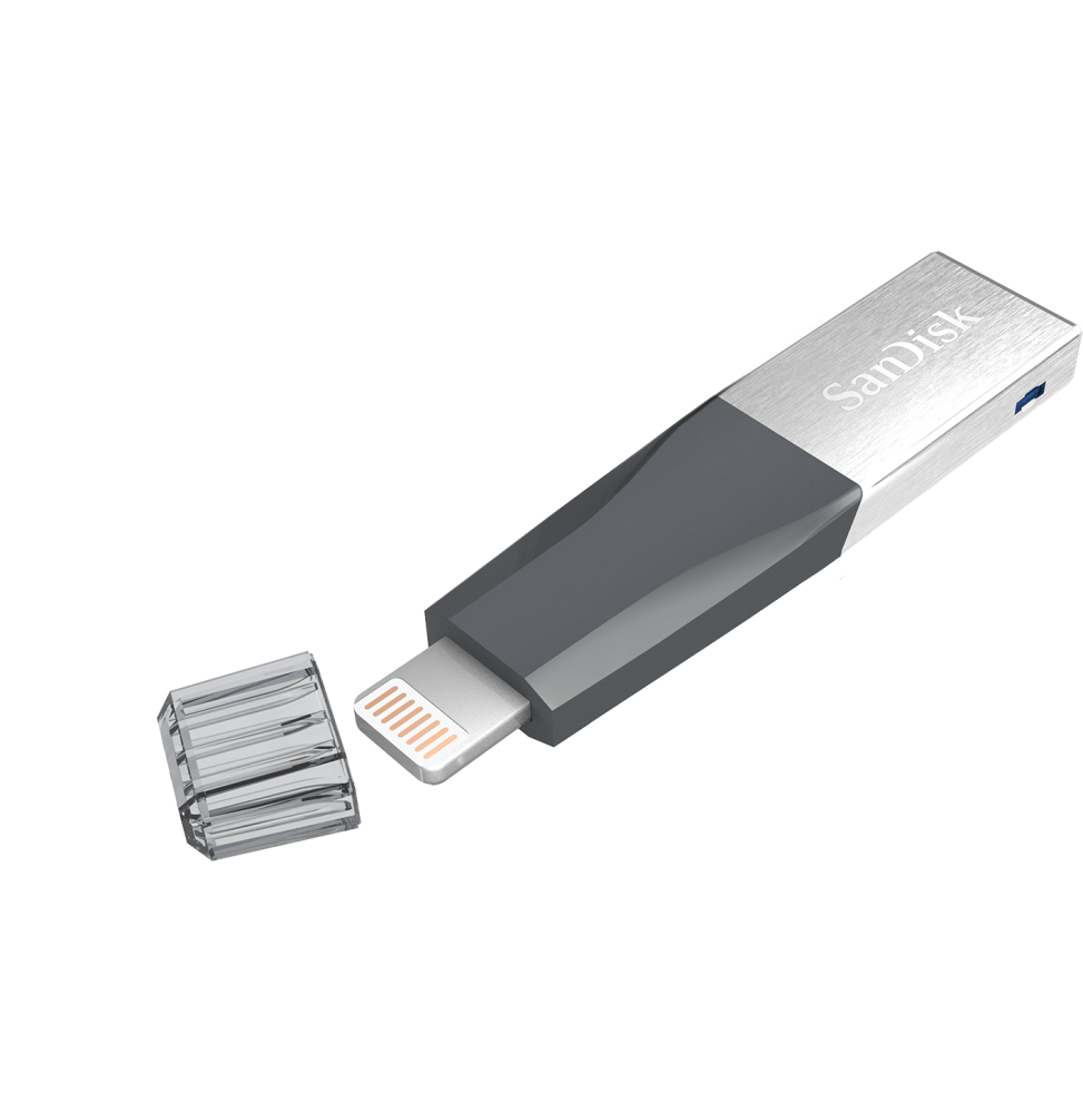 Clé USB 32Go 2.0 avec connecteur pour entrées USB, Type-C et Micro-USB OTG  3 en1