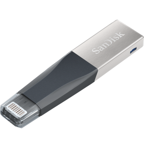 Clé USB SanDisk Mini iXpand Pour Votre iPhone 128 Go (SDIX40N-128G-GN6NE)