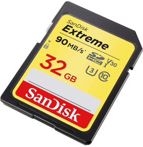 SanDisk Extreme SDHC UHS-I Card 32 Go (SDSDXVE-032GNCIN)