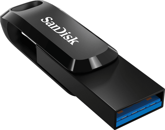 Clé double connectique USB Type-C™ SanDisk Ultra Dual Drive Go - 128 Go (SDDDC3-128G-G46)