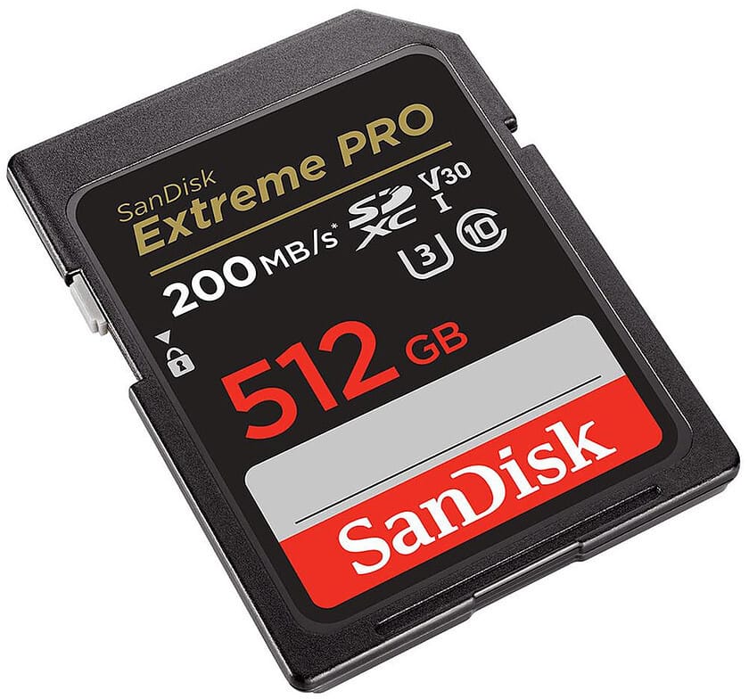Carte mémoire SanDisk Extreme Pro SDXC UHS-I 512 Go (SDSDXXD-512G-GN4IN) — image 2