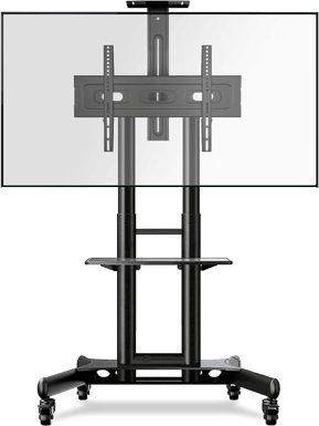 Support TV sur pied à roulettes ONKRON TS1551 pour des téléviseurs de 40 à 70 Pouces Noir