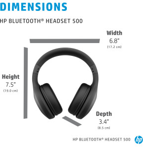 Casque sans fil HP Bluetooth 500 (2J875AA)