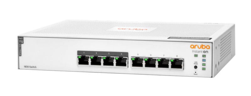 جهاز Switch Aruba Instant On 1830 8G 4p فئة 4 PoE 65 W (JL811A) — صورة 2