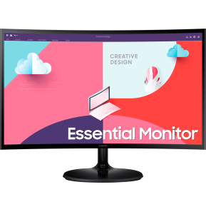 Écran incurvé 27" Samsung Essential Curved Monitor S3 (LS27C360EAMXZN)