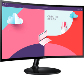 Écran incurvé 27" Samsung Essential Curved Monitor S3 (LS27C360EAMXZN) — image 2