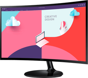 Écran incurvé 27" Samsung Essential Curved Monitor S3 (LS27C360EAMXZN) — image 4