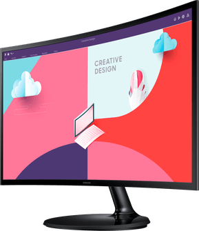 Écran incurvé 27" Samsung Essential Curved Monitor S3 (LS27C360EAMXZN) — image 5