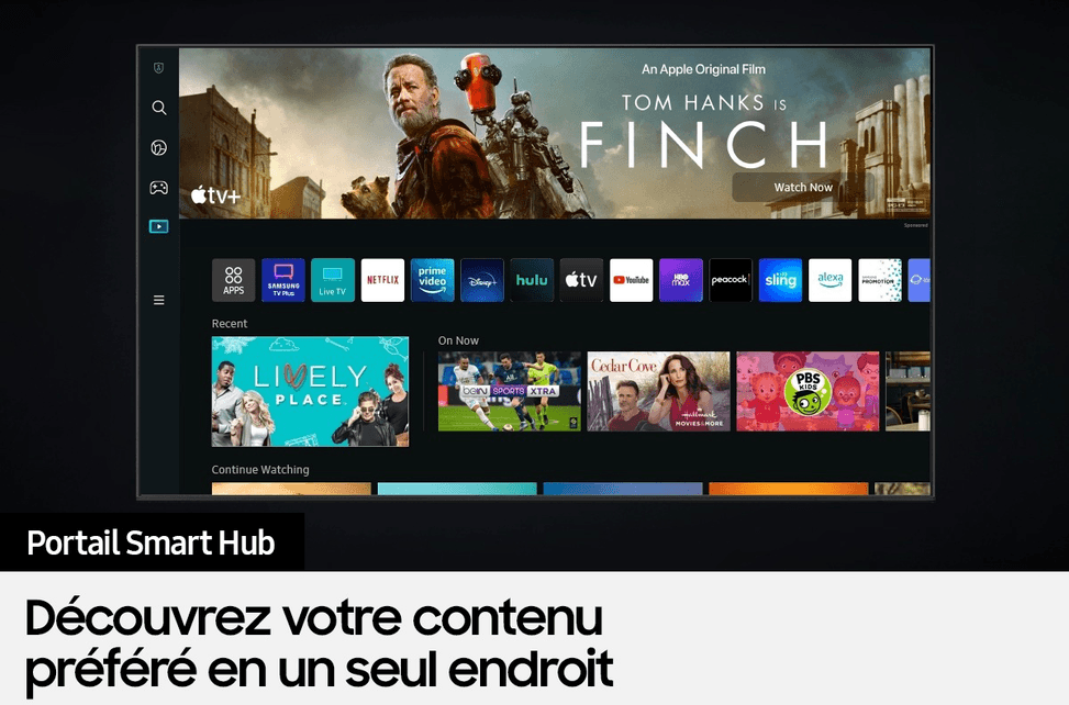 Téléviseur Samsung 50" Q60B smart TV QLED UHD 4K (QA50Q60CAUXMV) — image 4