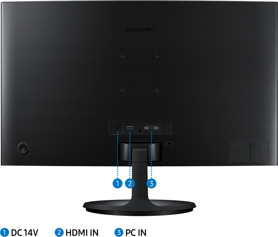 Écran incurvé 24" Samsung Essential Curved Monitor S3 (LS24C360EAMXZN) — image 13