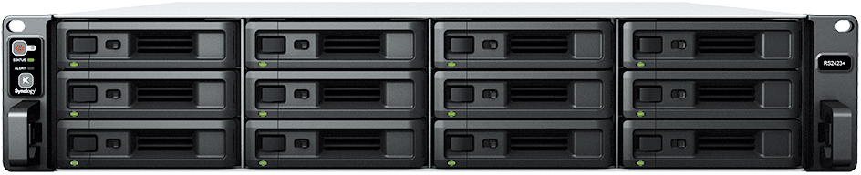 خادم NAS بـ12 حجرة Synology RackStation RS2423+ (RS2423PLUS) — صورة 1