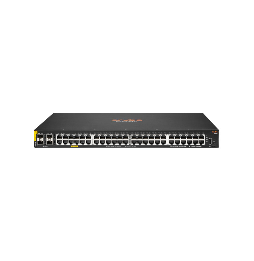 Switch Aruba 6100 48G Classe 4 PoE 4SFP+ 370 W (JL675A)