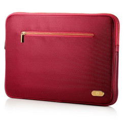 Manchon rouge/argent de 35,6 cm (14,1") HP Ultrabook Black Sleeve (H4R74AA)