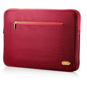 Manchon rouge/argent de 35,6 cm (14,1") HP Ultrabook Black Sleeve (H4R74AA)