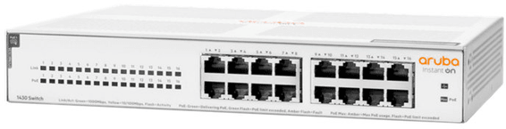 Switch Aruba Instant On 1430 16G classe 4 PoE 124 W (R8R48A)