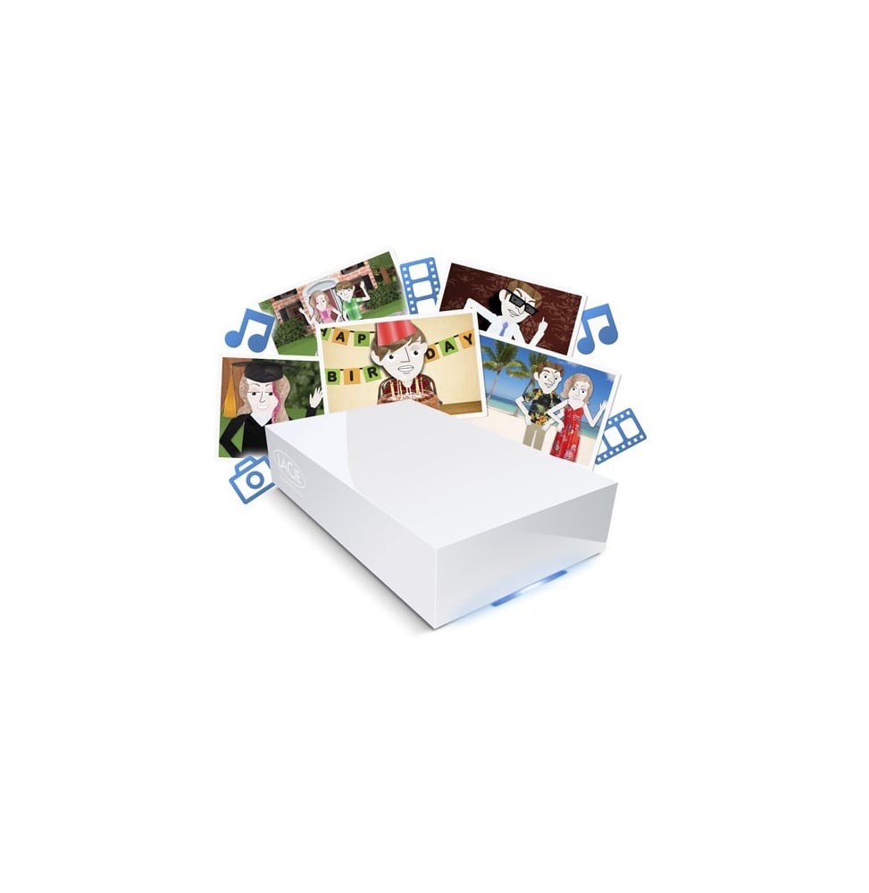 Disque dur réseau LaCie CloudBox - 1/ 2/ 3 et 4 TB