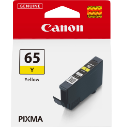 Canon CLI-65Y Jaune - Cartouche d'encre Canon d'origine (4218C001AA)