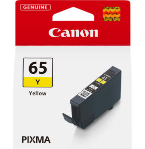 Canon CLI-65Y Jaune - Cartouche d'encre Canon d'origine (4218C001AA)