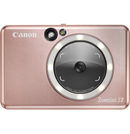 Appareil photo couleur instantané Canon Zoemini S2, Rose doré (4519C006AB)