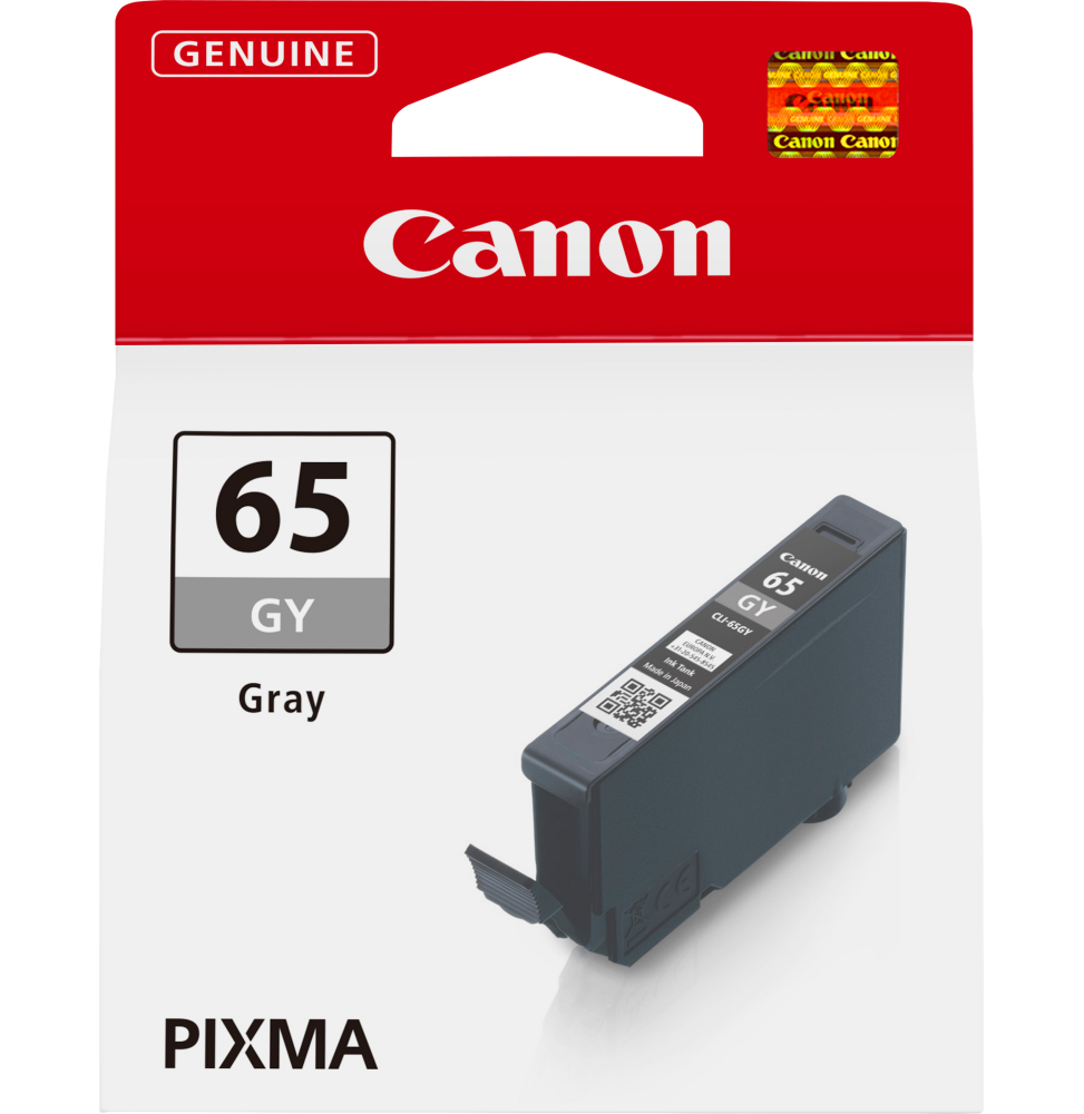 Canon CLI-65GY Gris - Cartouche d'encre Canon d'origine (4219C001AA)